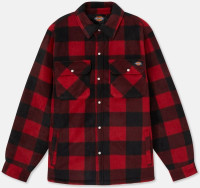 Dickies Herren Fleecejacke Portland Shirt Red Dickies Herren Fleecejacke Portland Shirt Red