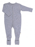 Joha Kids Baby Jumpsuit Foot Basic Light Grey Melange