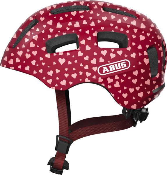 ABUS Fahrradhelm Youn-I 2.0 Kids 63808P Cherry Heart