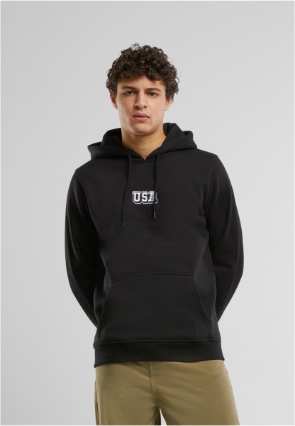 Mister Tee USA College Wording Patch Hoody MT3698
