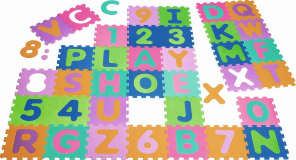 Playshoes Kinder EVA-Puzzlematten 36-teilig