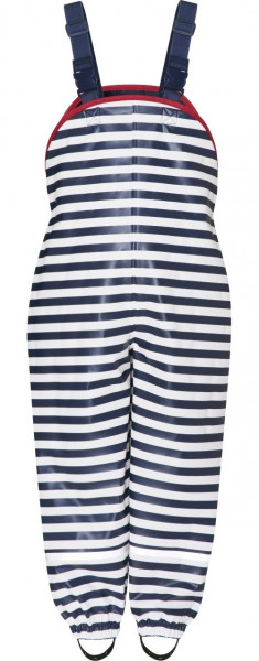 Playshoes Kinder Regenlatzhose Maritim Marine/Weiß