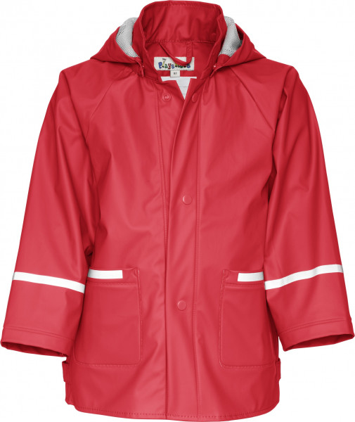 Playshoes Kinder Regenjacke Basic rot