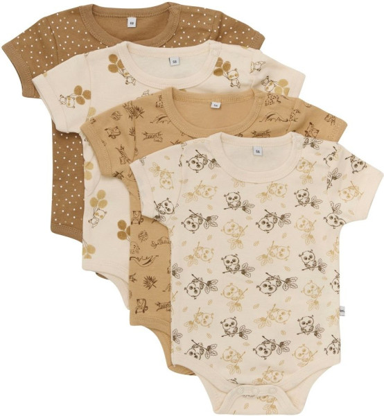 Pippi Babywear Kinder Body SS AOP (4-Pack) 3820