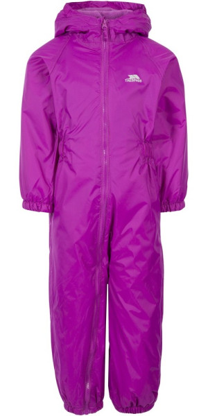 Trespass Kinder Regenset Dripdrop - Childs Rain Suit Purple Orchid