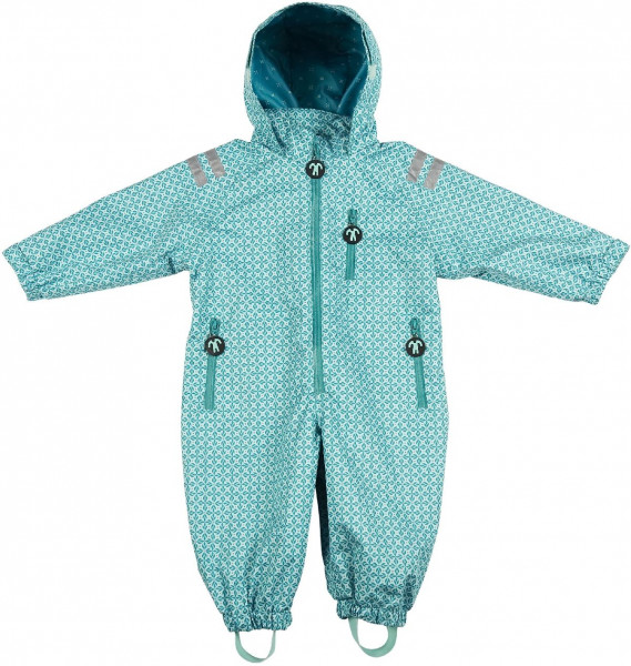 Ducksday Rainsuit Karo Turquoise