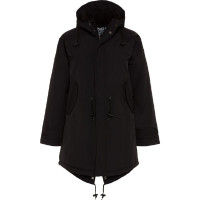 BMS HC Coat Taslan Winter Schwarz