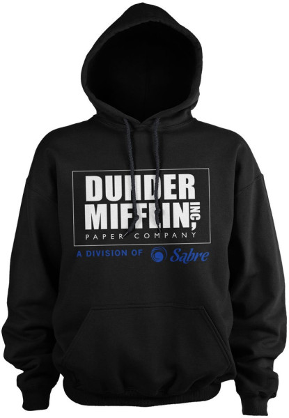 The Office Dunder Mifflin Division of Sabre Hoodie Black
