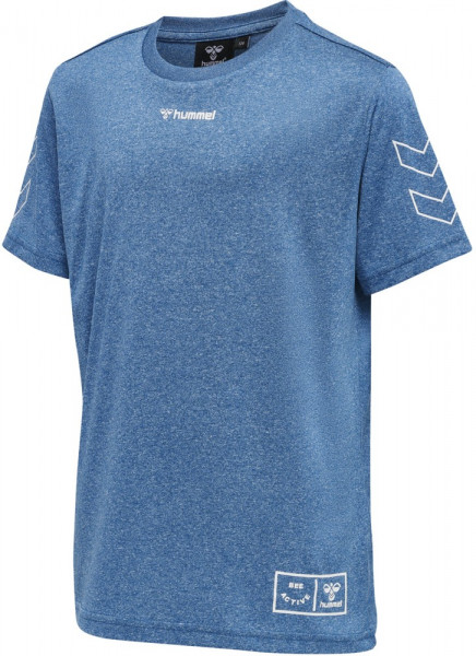 Hummel Kinder Mistral T-Shirt S/S Vallarta Blue