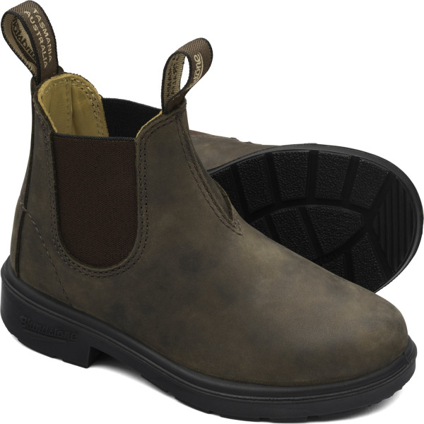 Blundstone Kinder Stiefel Boots #565 Leather (Kids) Rustic Brown