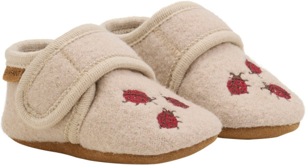 En Fant Kinder Slipper Wool Slippers mit Stickerei 6384