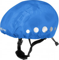 Playshoes Kinder Regenhut Regenüberzug für Fahrradhelme Blau