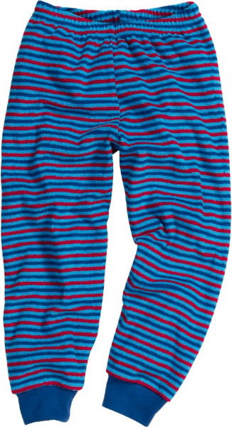 Playshoes Kinder Schlafanzug Frottee Feuerwehr Blau