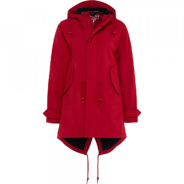 BMS Hafencity Coat Softshell Pro Rot/Marine