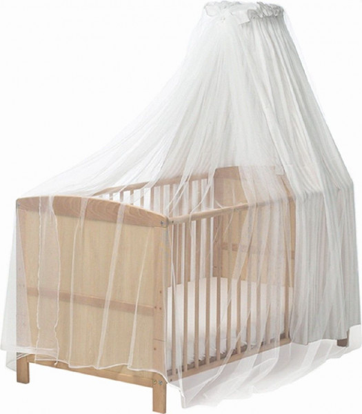 Playshoes Kinder Mückennetz für Kinderbett Weiß