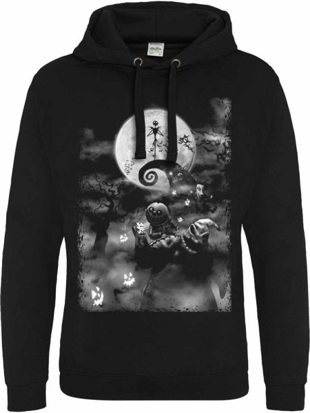 Nightmare Before Christmas - Monster Scene (SuperHeroes Inc. Pullover) Hoodie Black
