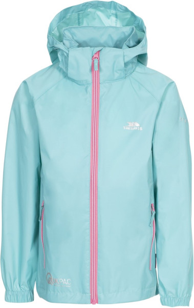 Trespass Kinder Regenjacke Qikpac X - Unisex Kids Packaway Jacket Tp75 Aquamarine