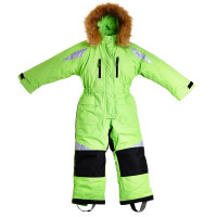 BMS Kinder Schneeanzug Taslan/Sorona Limette