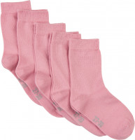 Minymo Kinder Socken Ankle Sock Solid (5-Pack) Rose