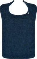 Pippi Babywear Kinder Lätzchen Organic Terry Bib Large Dress Blues
