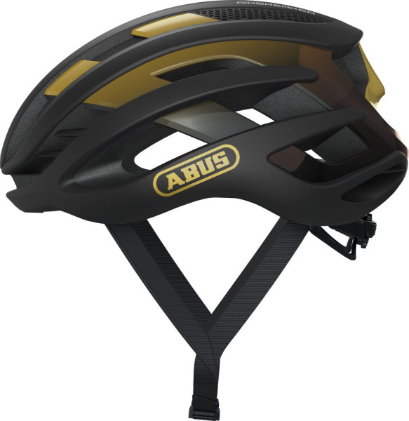 ABUS Fahrradhelm Airbreaker Road Helm 86829P Black Gold