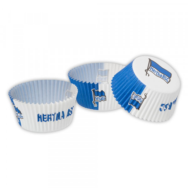 Hertha BSC Muffinförmchen 40er-Set Fussball