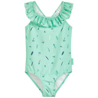Playshoes Kids Swimsuit UV-Schutz Badeanzug Surfbrett Palme 461483