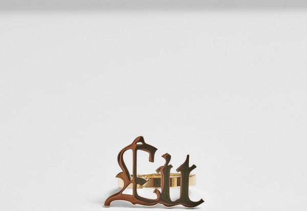 Mister Tee Lit Chunky Ring Gold