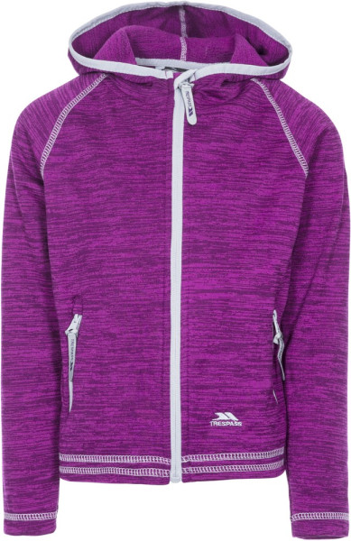 Trespass Kinder Fleecejacke/Fleecepullover Goodness - Girls Fleece At200 Purple Orchid Marl