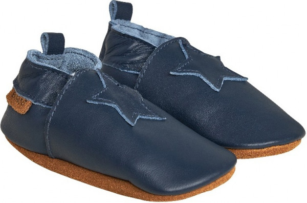 En Fant Kinder Soft shoes Elastic Slipper E813115-Blue Night
