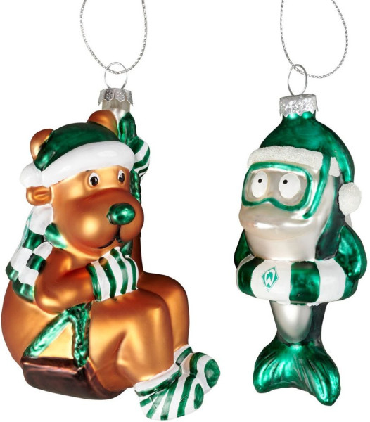 SV Werder Bremen Weihnachtskugeln 2er-Set 2023303