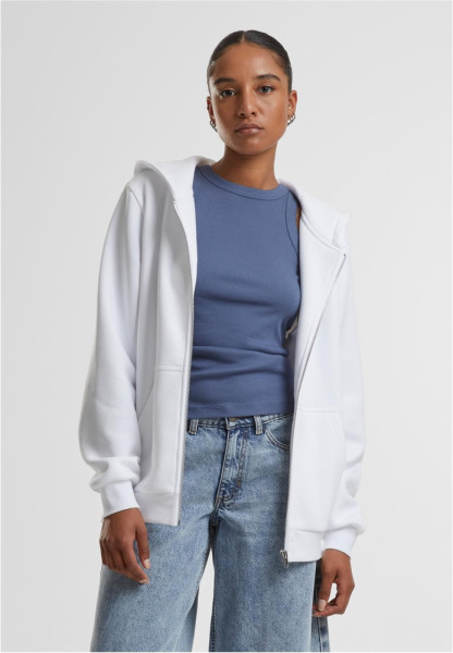 Urban Classics Damen Ladies Fluffy Zip Hoody TB7286