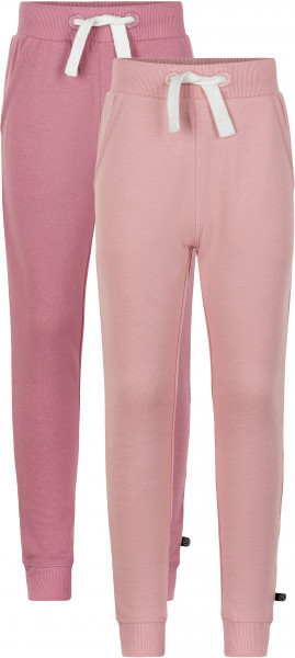 Minymo Mädchen Jogginghose Basic 37 Sweat Pant (2-Pack) Mesa Rose