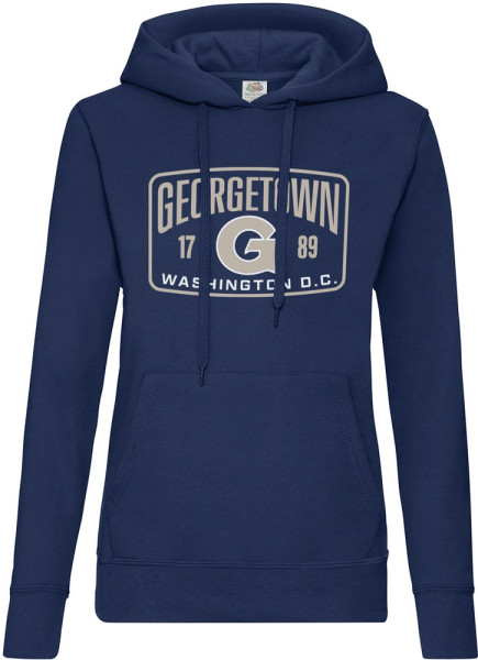 University Of Georgetown Since 1789 Girls Hoodie Damen Navy