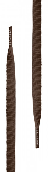 Tubelaces Tubelaces White Flat Brown