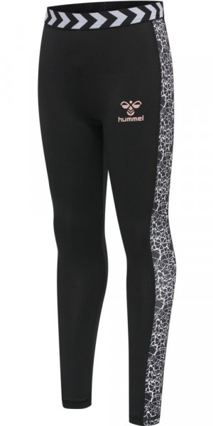 Hummel Kinder Leggings Nanna Tights Black/White