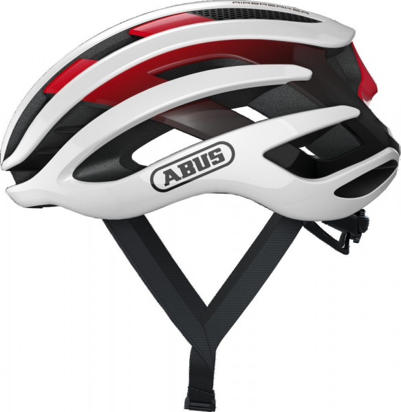 ABUS Fahrradhelm Airbreaker Road Helm 86835P White Red