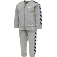 Hummel Kids Tracksuit Bille Tracksuit Grey Melange