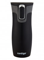 Contigo Thermobecher Westloop Autoseal Matte Black mit 470ML Fassungsvermögen