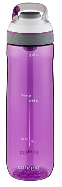 Contigo Trinkflasche Cortland Autoseal Radiant Orchid White mit 720ML Fassungsvermögen