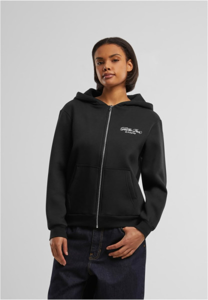 Mister Tee Damen Feel The Pain Ladies Fluffy Zip Hoody MST235