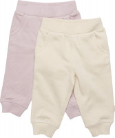 Minymo Kinder Sweat Pants (2er Pack) Violet Ice