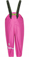 CeLaVi Kinder Regenhose Rainwear Pants Solid PU Real Pink