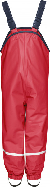 Playshoes Kinder Fleece-Trägerhose rot