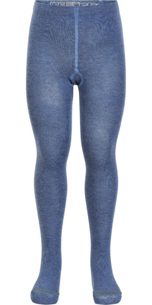 Minymo Kinder Strümpfe Stocking Solid Blue Melange