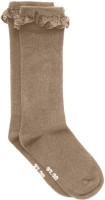 Minymo Kinder Socke Knee Sock with Lace 6632
