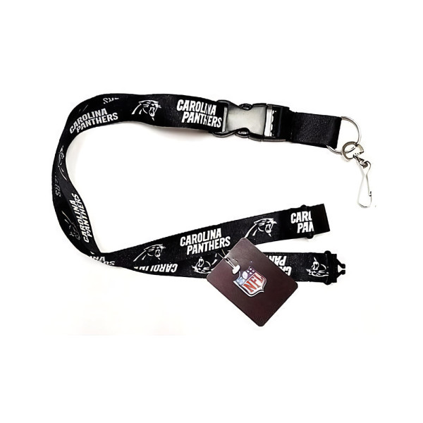 Carolina Panthers Lanyard Schnalle Blackout