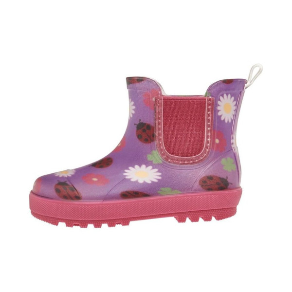 Playshoes Kids Wellingtons Regenstiefel Halbschaft Marienkäfer 180218