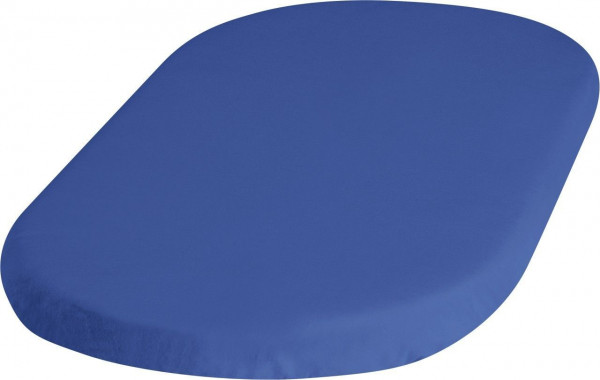 Playshoes Kinder Jersey-Spannbettlaken 81x42+10 cm (2er Pack) Blau