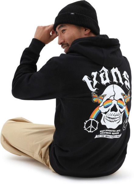 Vans Herren Sweatshirt Opposite Unite Po Black